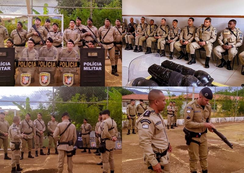 46ª CIPM realiza Instrução de Instrumentos de Menor Potencial Ofensivo para capacitação de novos soldados
