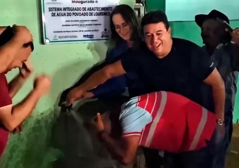 04/10/2023: Livramento: Deputado Marquinho Viana celebra inauguração do Sistema de Abastecimento de Água em Lourenço