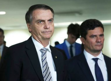 'Quero ver Moro discursando num carro de som', ironiza Bolsonaro