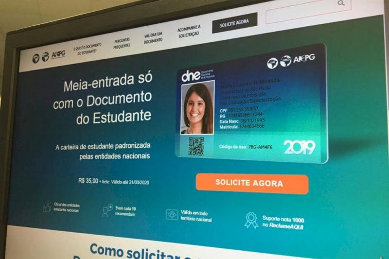 CARTEIRA ESTUDANTIL DIGITAL COMEÇARÁ A SER EMITIDA EM 90 DIAS